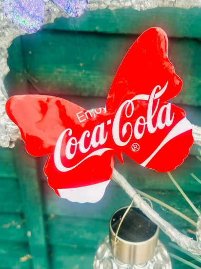  Coca Cola  butterflies fence decoration