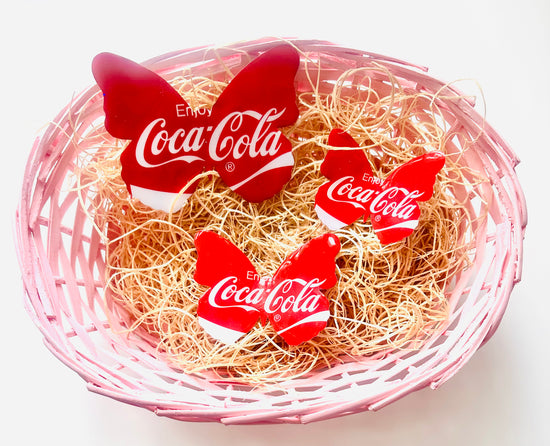 Recycled Coca Cola  butterflies