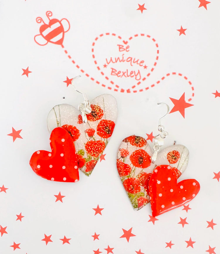 Be Unique Bexley heart earrings