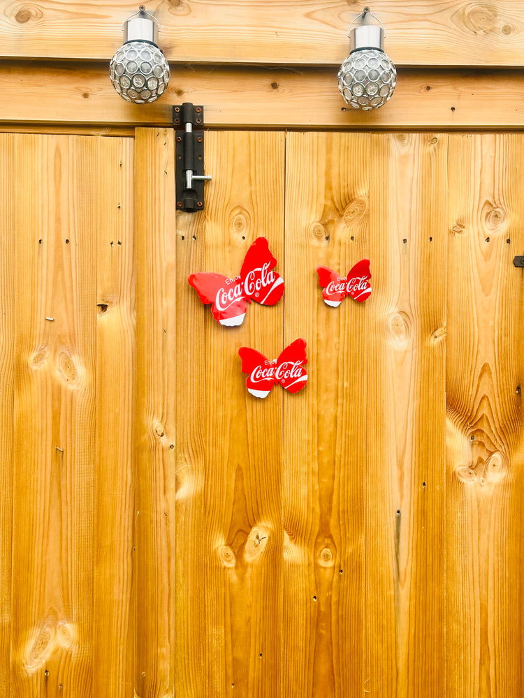  Coca Cola  butterflies shed decoration