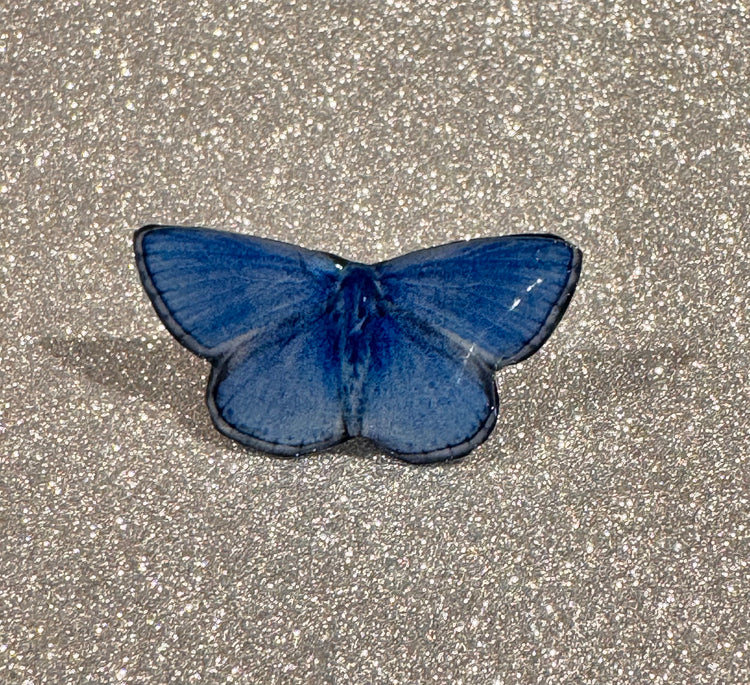 Holly Blue butterfly pin