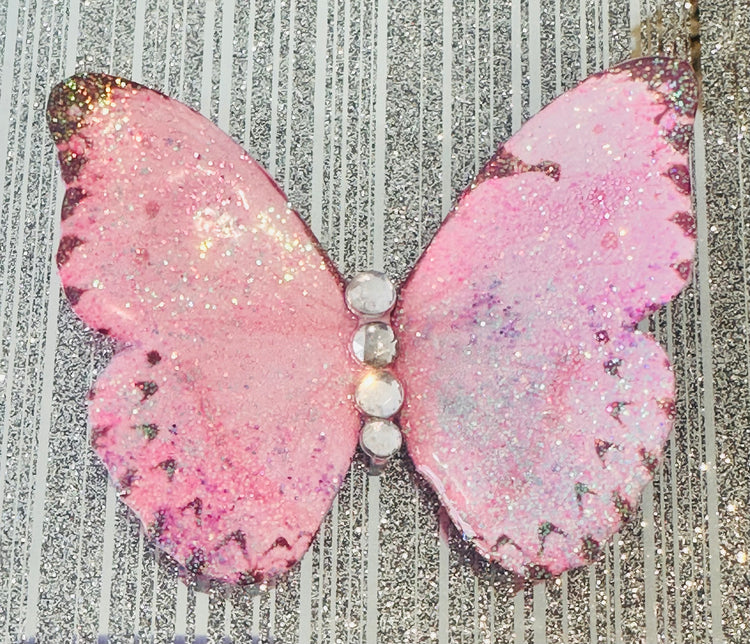 Outdoor pastel butterflies,weatherproof, Garden Fence Decor, Outdoor & Indoor Decor. Fairy garden