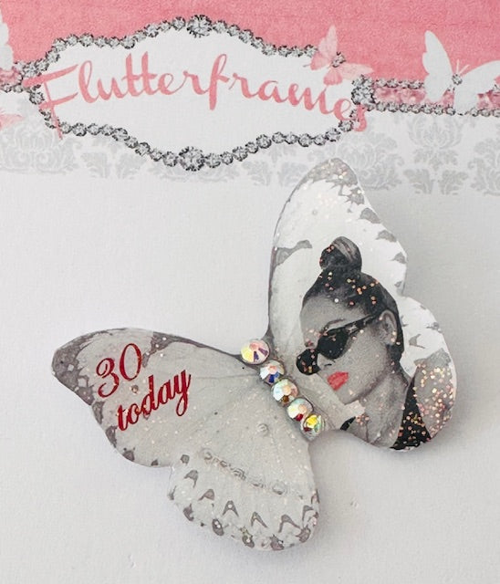 New baby personalised keepsake,butterfly baby shower gift,baby girl or baby boy memento,