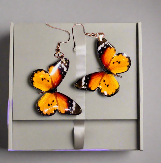 orange monarch butterfly gift