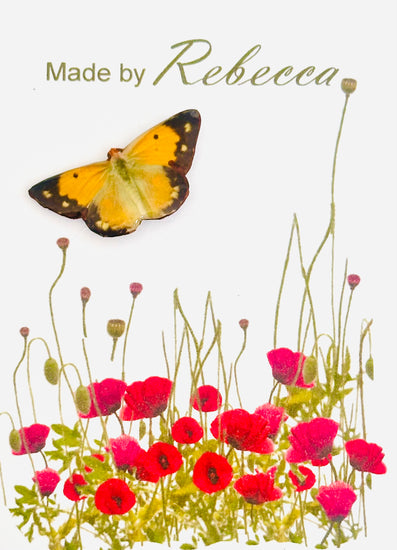 clouded yellow butterfly tin anniversary gift