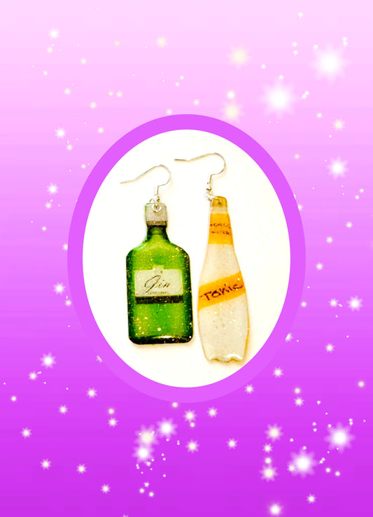 Gin and Tonic earrings