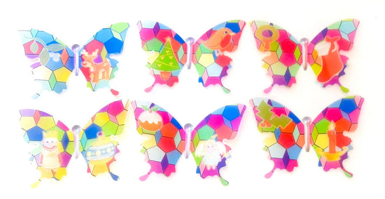 Christmas  3d butterflies