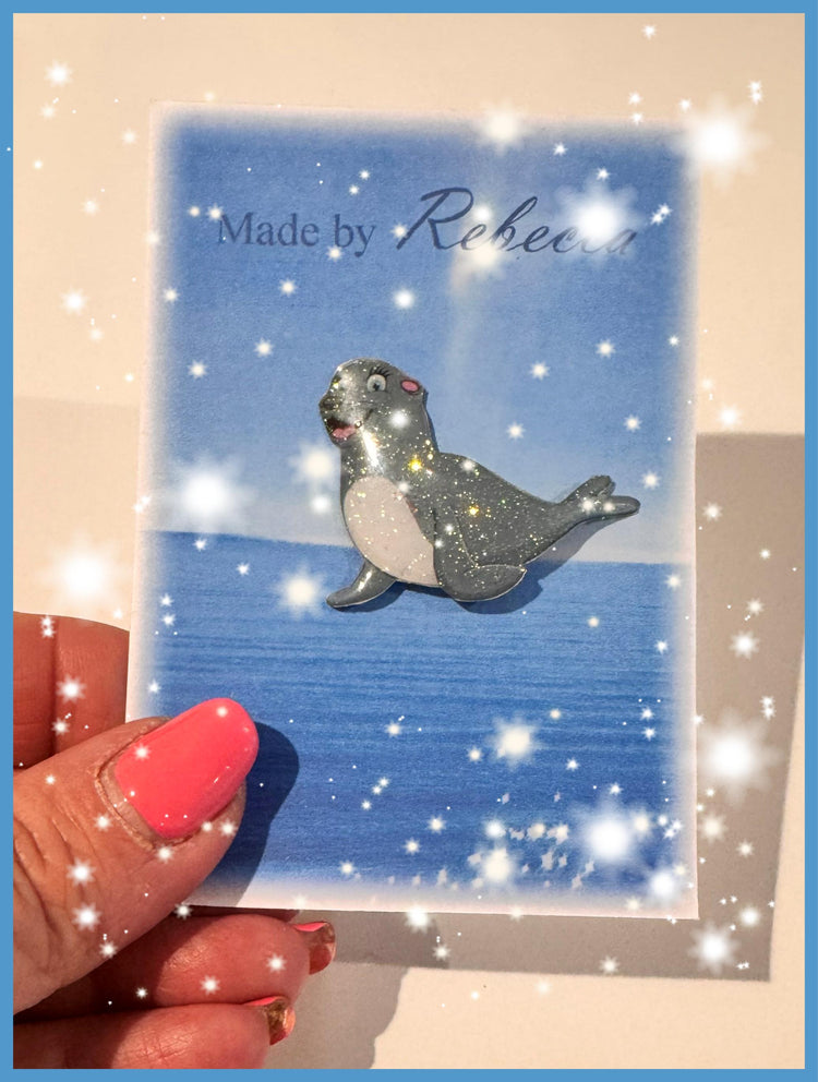 Seal. Scuba diver gift