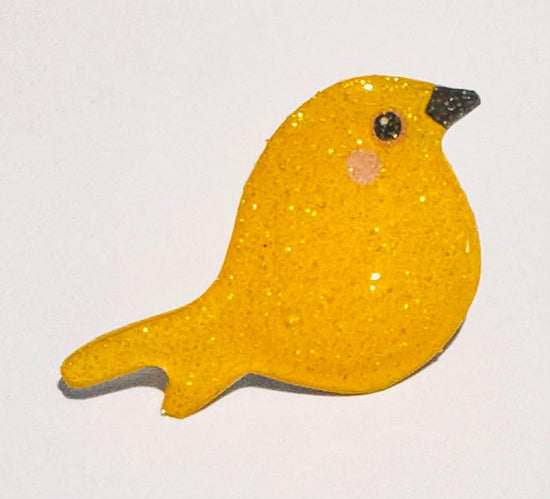 Bird lover gift.Canary bird pin