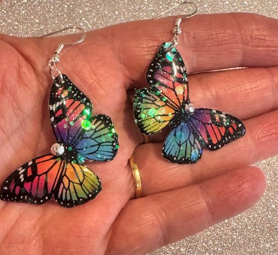 rainbow handmade earrings