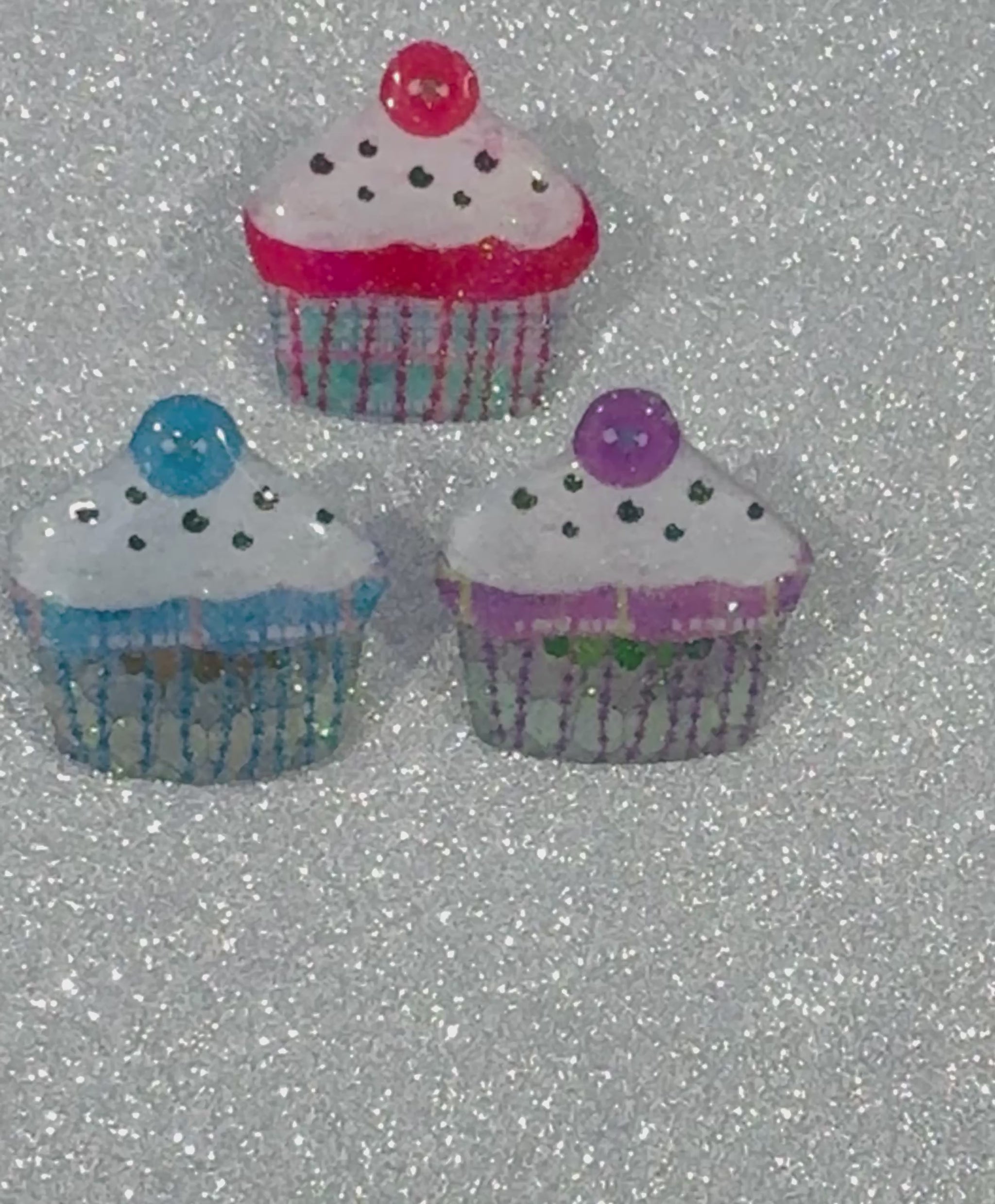 Cup cake pins. Cake maker's enamel pin. Made from aluminium in cans. unique