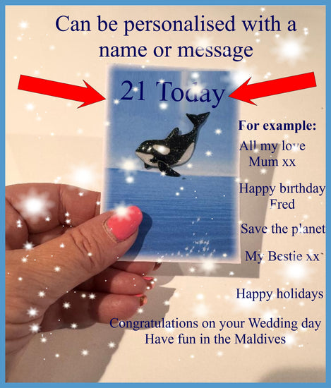 personalised killer whale gift