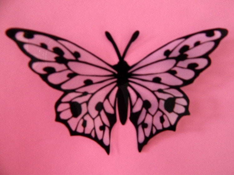 Black and white 3d butterflies stickers,wall art flying butterflies,wall nature decor,decorative