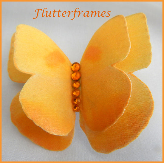 silk handmade butterflies